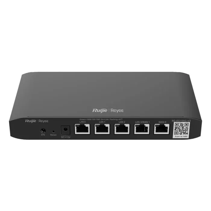 Reyee RG-EG105G 5-Port Gigabit Dual-WAN Cloud Router VPN