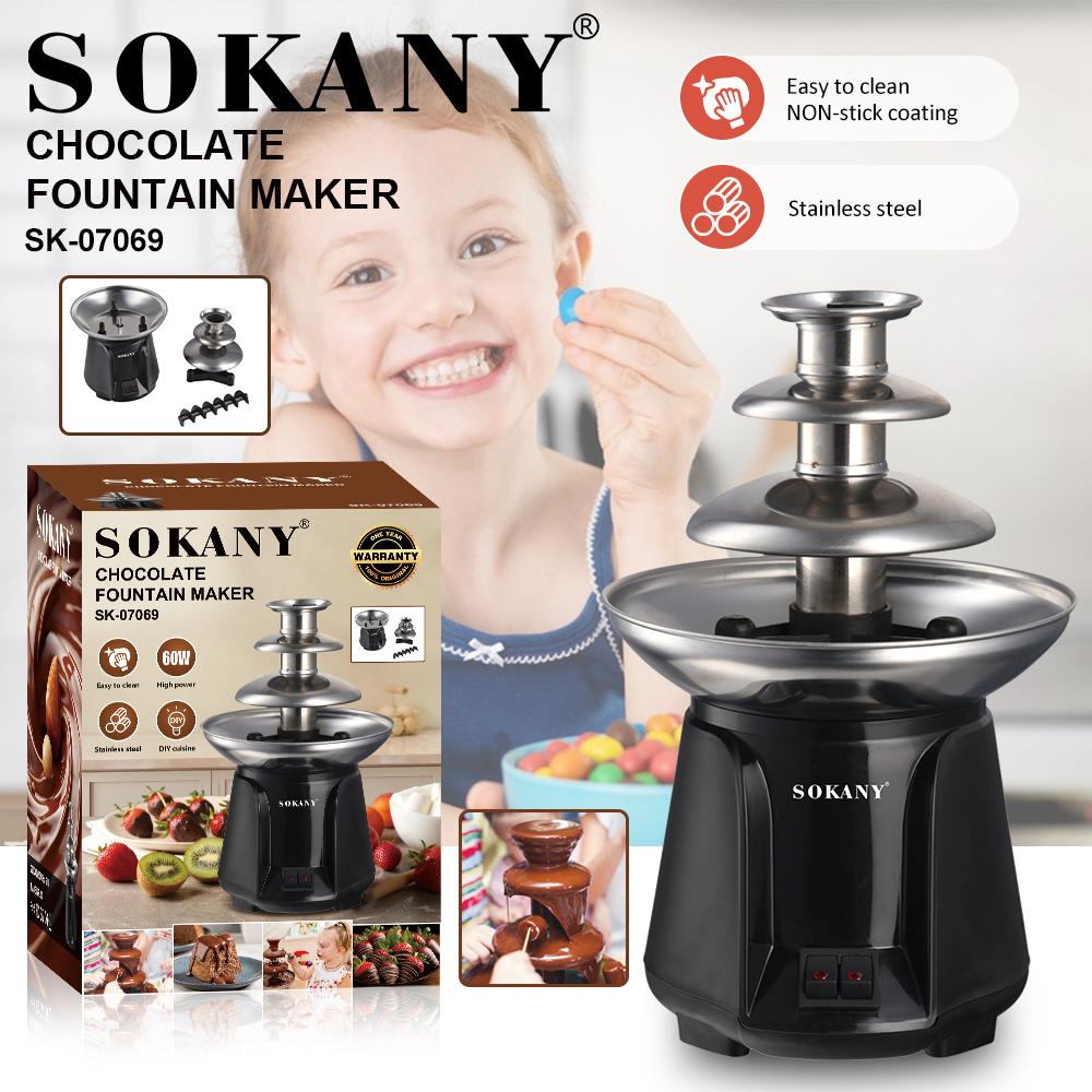 Sokany 60W Chocolate Fountain Maker