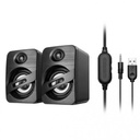 Astrum SU125 USB Multimedia Speakers 2.0CH, 2×3W RMS, In Wire Volume Control, AUX/USB/FM/TF Support Black SKU: A13518-B