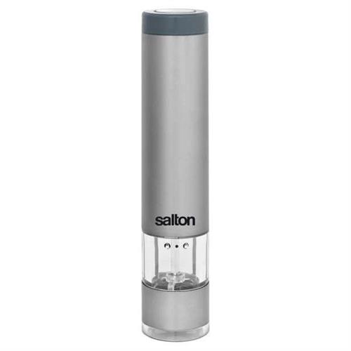 Salton Versatile Electric Grinder – 50ml Adjustable Salt & Pepper Mill (LED Light, Ceramic Mechanism)