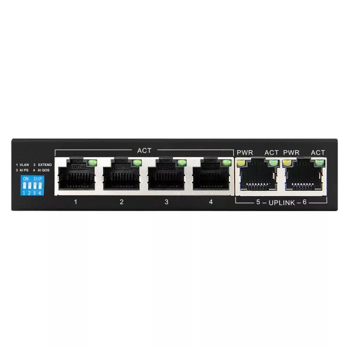Scoop SPS‑4G2G | 4‑Port PoE Gigabit Switch