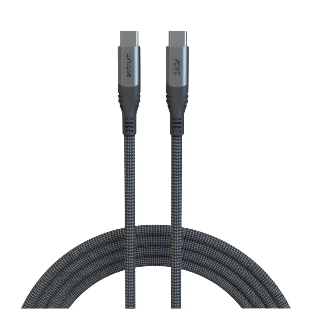 Astrum VMCC240 USB‑C to USB‑C Cable 3.0m 240W Grey
