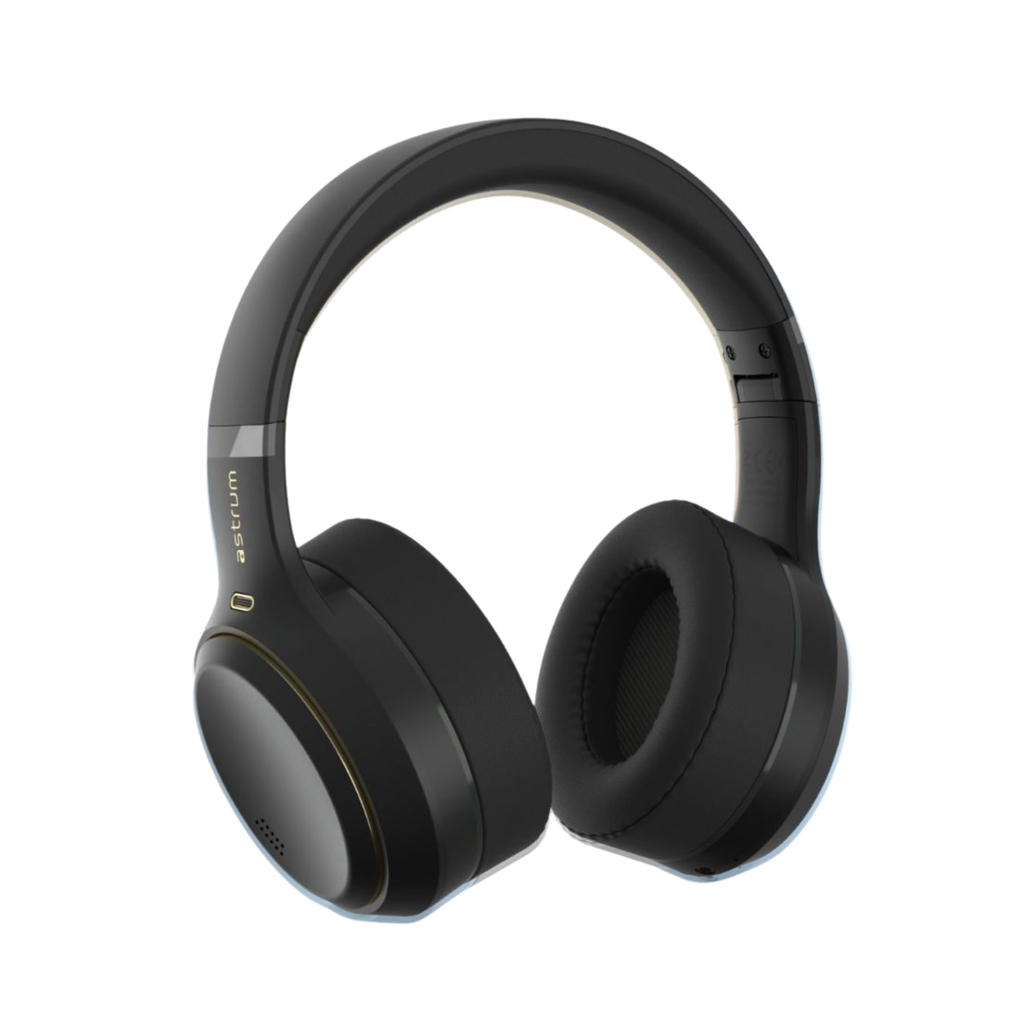 Astrum Ease Drift Hybrid ANC BT6.0 Over‑Ear Headphone Black