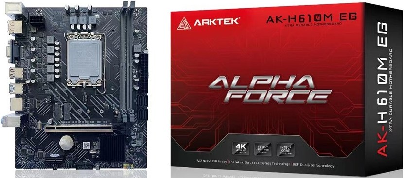 Arktek H610 LGA1700 ATX Motherboard