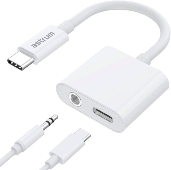 Astrum AS045 USB‑C to 3.5mm + USB‑C DAC Adapter