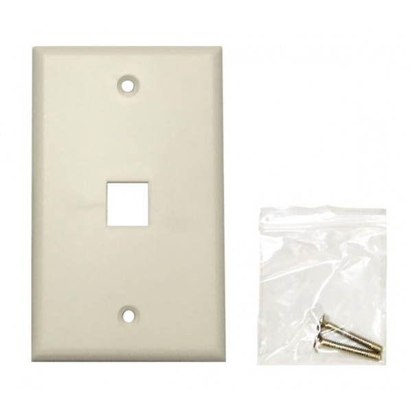 UltraLAN Single Port Faceplate 115×70mm