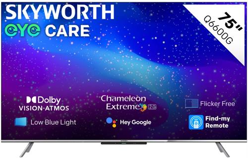 Skyworth 75 inch Q6600G Series QLED Google TV | 75Q6600G