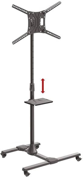 Barkan SW411H Mobile TV Cart + Shelf