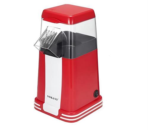 Sokany Red & White Popcorn Maker 1200W