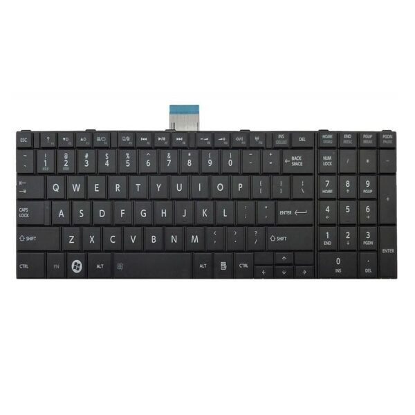 Astrum Replacement Keyboard for Toshiba Satellite C850 Series – Normal Black US
