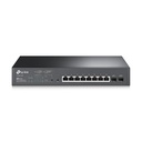 TP-Link TL-SG3210 10-Port Gigabit L2 Managed Switch - 8x 1GbE RJ45 + 2x 1G SFP, Rackmount, VLAN, QoS, 3-Year Warranty
