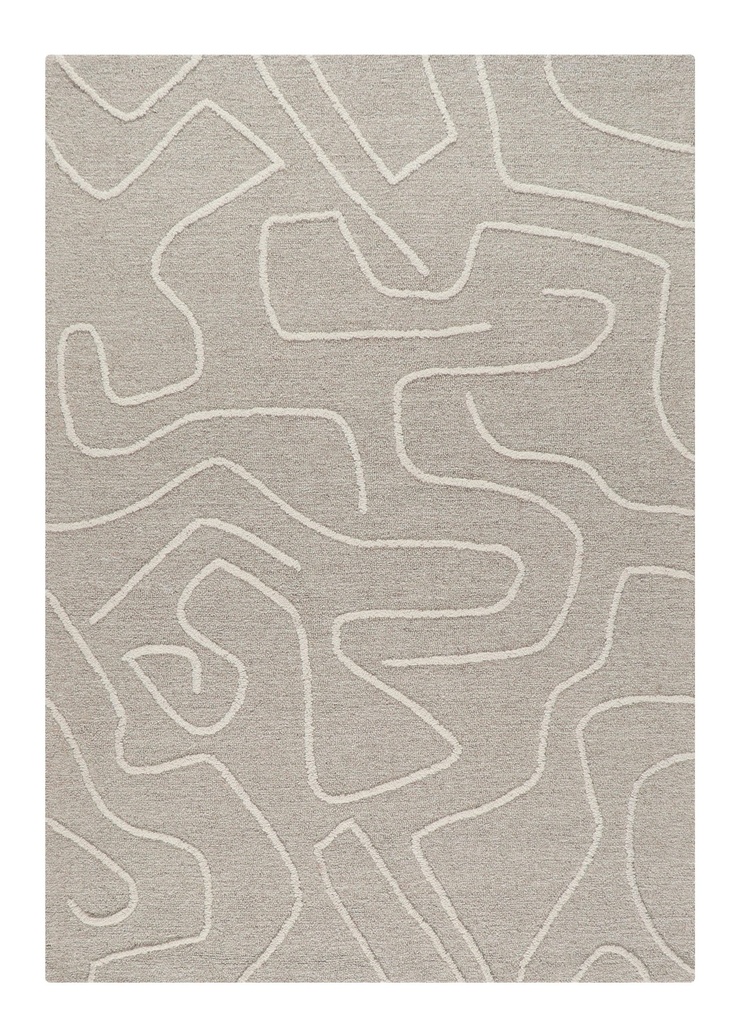 Helsinki Sand Castle Abstract Rug Silkhouse 200×300