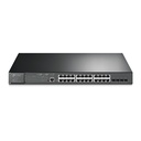TP-Link SG3428MP Omada 28-Port Gigabit L2+ Managed PoE+ Switch - 24x PoE+ (384W), 4x 10G SFP, Cloud SDN, QoS, 3-Year Warranty