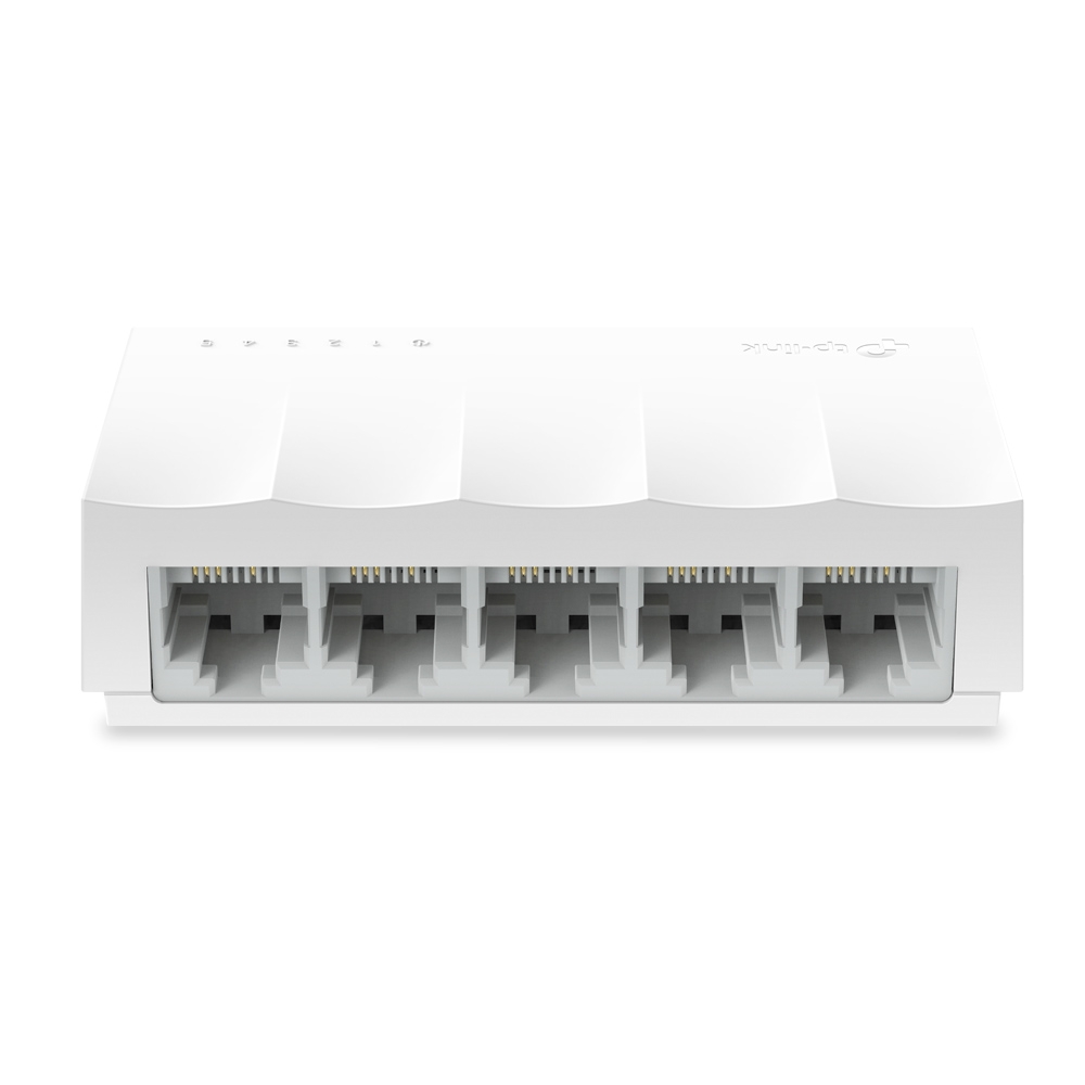 TP-Link LS1005 5-Port Fast Ethernet Desktop Switch - Plug & Play, Compact Design, 3-Year Warranty