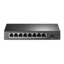 TP-Link LS108GP 8-Port Gigabit PoE+ Desktop Switch - 62W Budget, Fanless, Plug & Play