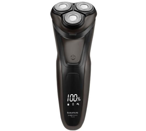 Taurus Cordless Brown 5V Wet and Dry 3 Head Digital Shaver | 903539