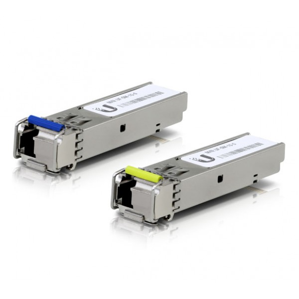 Ubiquiti UF‑SM1G Single‑Mode LC SFP Pair