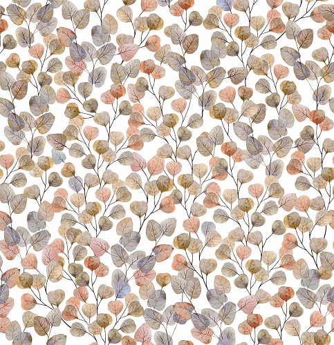 Silkhouse Daria Hojas Autumn Cotton Fabric 280cm