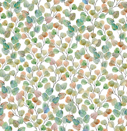 Silkhouse Daria Hojas Spring Cotton Fabric 280cm