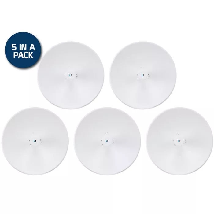Ubiquiti PowerBeam AC 5GHz 25dBi PtP 5‑Pack 