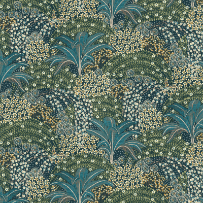 Silkhouse Bella Navy Wallpaper Casa Mila