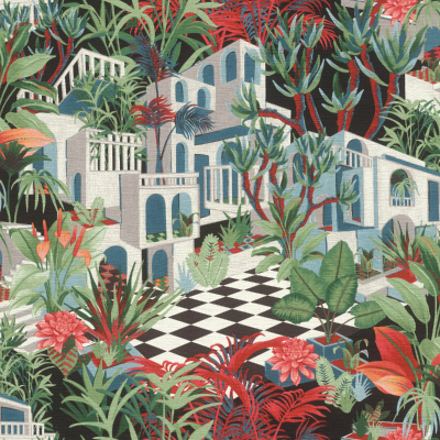 Silkhouse Villa D’Oro Sangria Wallpaper Casa Mila
