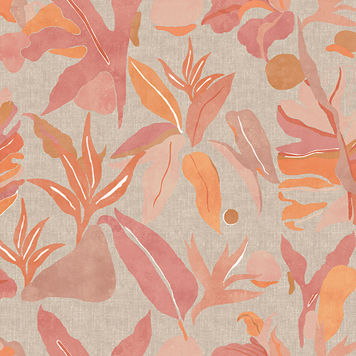 St Tropez Lazing Lily Mimosa Outdoor Fabric