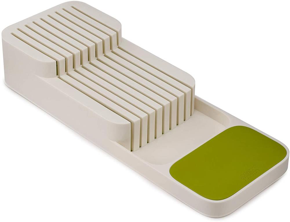 Casey Compact 2 Tier Knife Organiser White