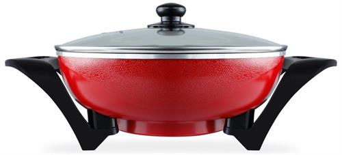 Mellerware 1500W Red Electric Wok