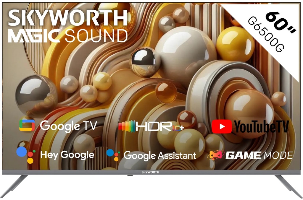 Skyworth 60 inch UHD Google LED TV | 60G6400H