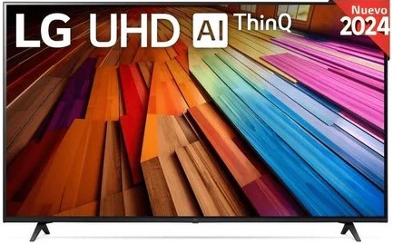 LG 50" UT80 4K ThinQ AI webOS Smart TV 50UT80006LA