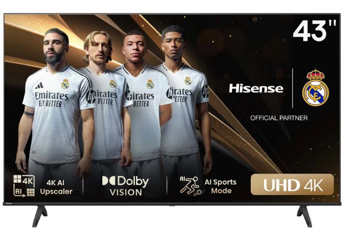 Hisense 43" A6N 4K UHD LED Smart TV 43A6N Vidaa