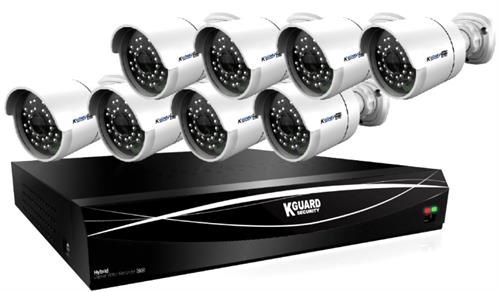 KGuard 16 Channel HD Series + 8 Cameras Combo Kit | HD1681-8WA811L