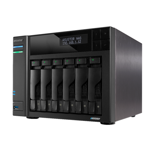 Asustor Lockerstor 6-Bay Gen2 NAS AS6706T (No HDD)