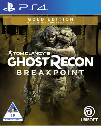 PS4 Game Ghost Recon Breakpoint Gold