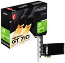 MSI GeForce GT 710 2GD3H (GT7102GD3H4HDMI) – 2GB GDDR3 4x HDMI