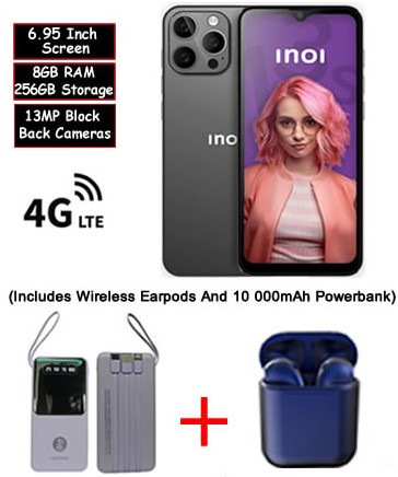 INOI Note 13s Octa core 128GB Storage 4GB Memory Android| INN13S4128GBDP