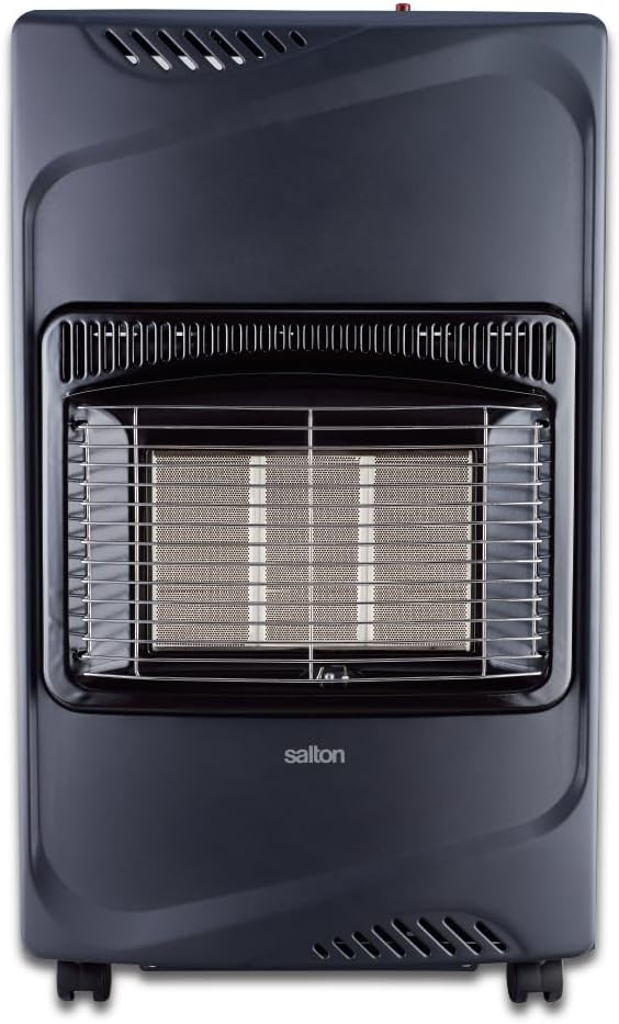 Salton SGH14 3 Ceramic Panel Infrared Gas Heater Black | SGH14