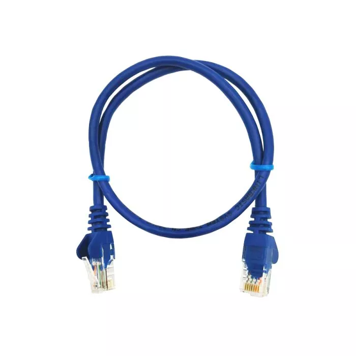 Linkbasic FLY‑0.5B 0.5m Cat5e UTP Flylead Blue  