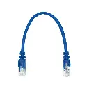 Linkbasic FLY‑0.2B 22cm Cat5e Flylead Blue  