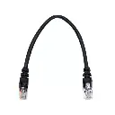 Linkbasic FLY‑0.2BL 22cm Cat5e Flylead Black  