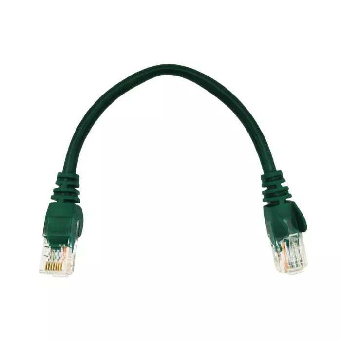 Linkbasic FLY‑0.2G 22cm Cat5e Flylead Green  