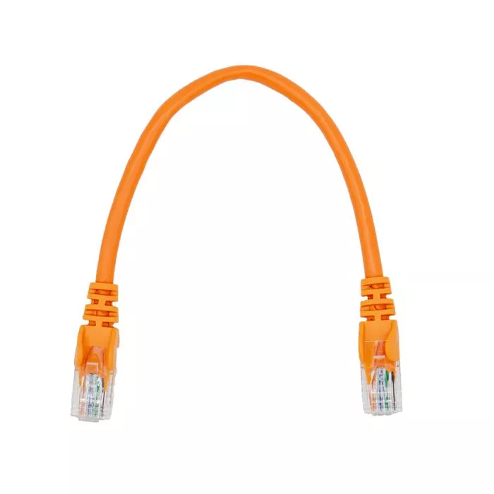 Linkbasic FLY‑0.2O 22cm Cat5e Flylead Orange  
