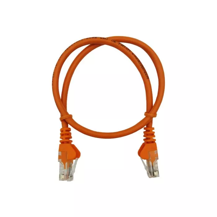 Linkbasic FLY‑0.5O 0.5m Cat5e UTP Flylead Orange  