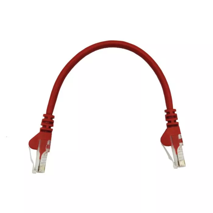 Linkbasic FLY‑0.2R 22cm Cat5e Flylead Red  