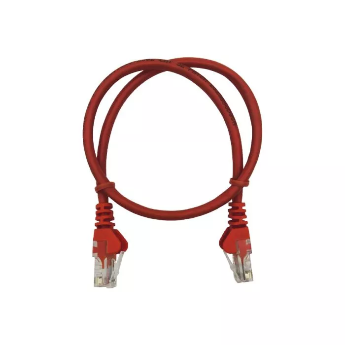 Linkbasic FLY‑0.5R 0.5m Cat5e UTP Flylead Red 