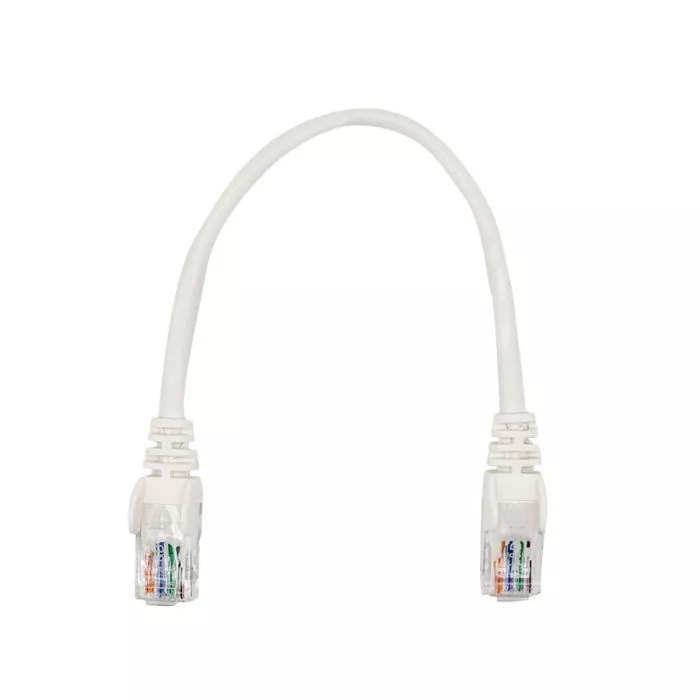Linkbasic 22cm UTP Cat5e Flylead White