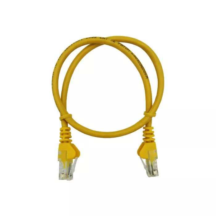 Linkbasic FLY‑0.5Y 0.5m Cat5e UTP Flylead Yellow  