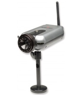 Intellinet 550307 MPEG-4 CCD IR Wi-Fi Camera – 720×576, Night-Vision, 25 fps