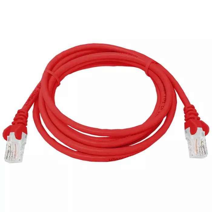Linkbasic FLY‑2R 2m Cat5e Flylead Red  
